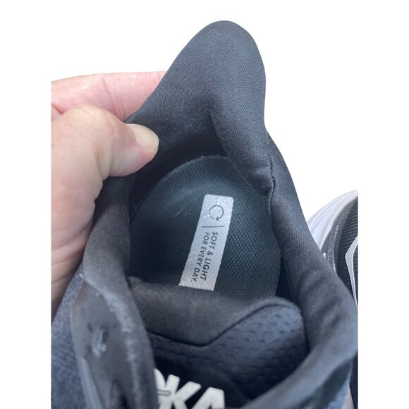 Hoka Clifton 8 Mens Black White Running Sneakers Sz 13EE SKU 9547 - Picture 9 of 16